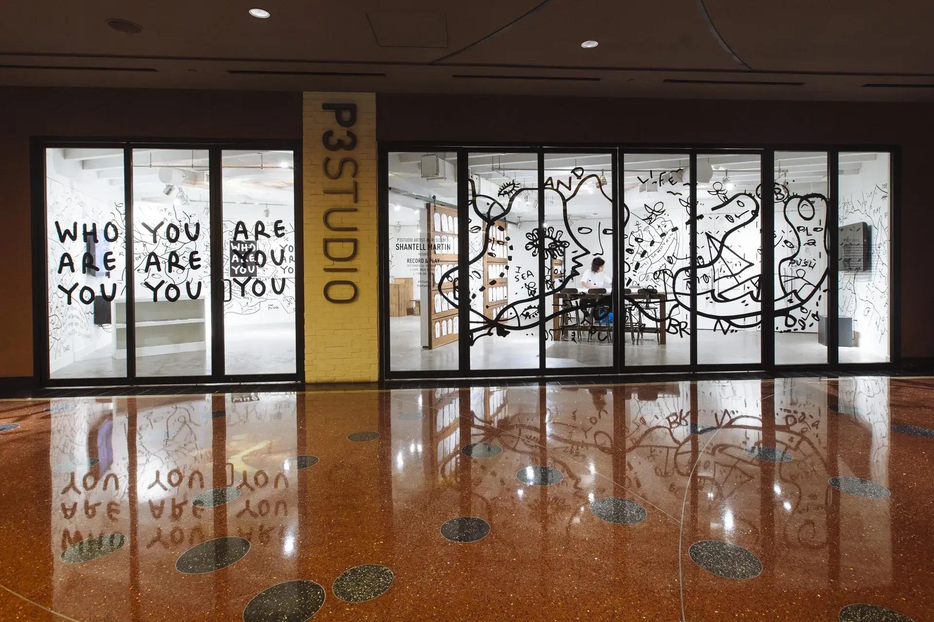 Exterior view of the installation space